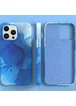 Кожаный чехол Figura Series Case with MagSafe для Apple iPhone 12 Pro Max (6.7") Blue