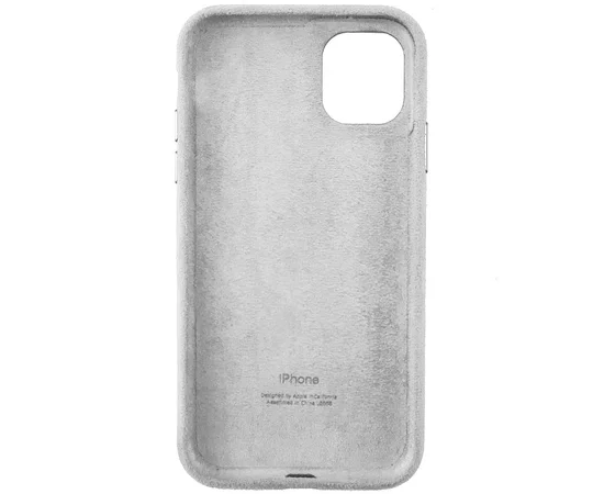 Чехол ALCANTARA Case Full для Apple iPhone 12 Pro Max (6.7") Белый