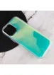 Неоновый чехол Neon Sand glow in the dark для Apple iPhone 12 Pro Max (6.7") Бирюзовый