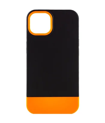 Чохол TPU+PC Bichromatic для Apple iPhone 12 Pro Max (6.7") Black / Orange Чохол TPU+PC Bichromatic для Apple iPhone 12 Pro Max (6.7") Black / Orange