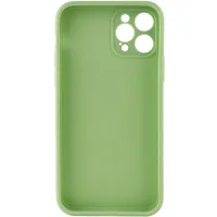 Силиконовый чехол Candy Full Camera для Apple iPhone 12 Pro Max (6.7") Фисташковый