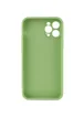 Силиконовый чехол Candy Full Camera для Apple iPhone 12 Pro Max (6.7") Фисташковый