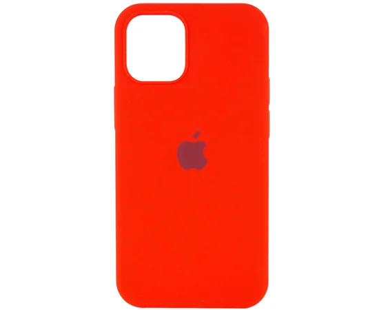 Чехол Silicone Case Full Protective (AA) для Apple iPhone 12 Pro Max (6.7") Красный / Red