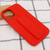 Чехол Silicone Case Hand Holder для Apple iPhone 12 Pro Max (6.7") Красный / Red