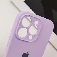 Чехол Silicone Case Full Camera Protective (AA) для Apple iPhone 12 Pro Max (6.7") Сиреневый / Lilac / PVH