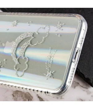 TPU+Glass чехол Aurora Space для Apple iPhone 12 Pro Max (6.7") Радуга