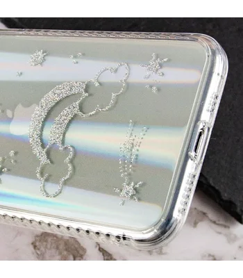 TPU+Glass чехол Aurora Space для Apple iPhone 12 Pro Max (6.7") Радуга