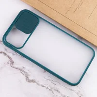 Чохол Camshield mate TPU зі шторкою для камери для Apple iPhone 12 Pro Max (6.7 ") Зелений