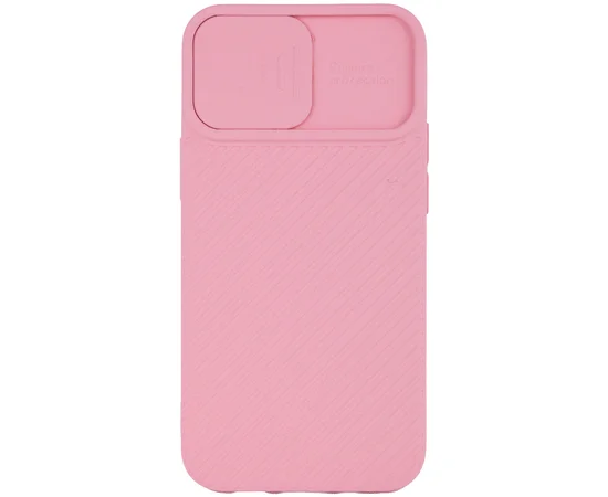Чехол Camshield Square TPU со шторкой для камеры для Apple iPhone 12 Pro Max (6.7") Rose Gold