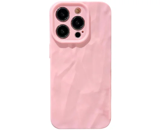 Чехол TPU Texture для Apple iPhone 12 Pro Max (6.7") Pink
