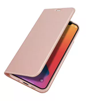 Чохол-книжка Dux Ducis з кишенею для візиток для Apple iPhone 12 Pro Max (6.7 ") Rose Gold