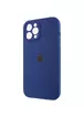 Чохол Silicone Case Full Camera Protective (AA) для Apple iPhone 12 Pro Max (6.7 ") Синій / Deep navy