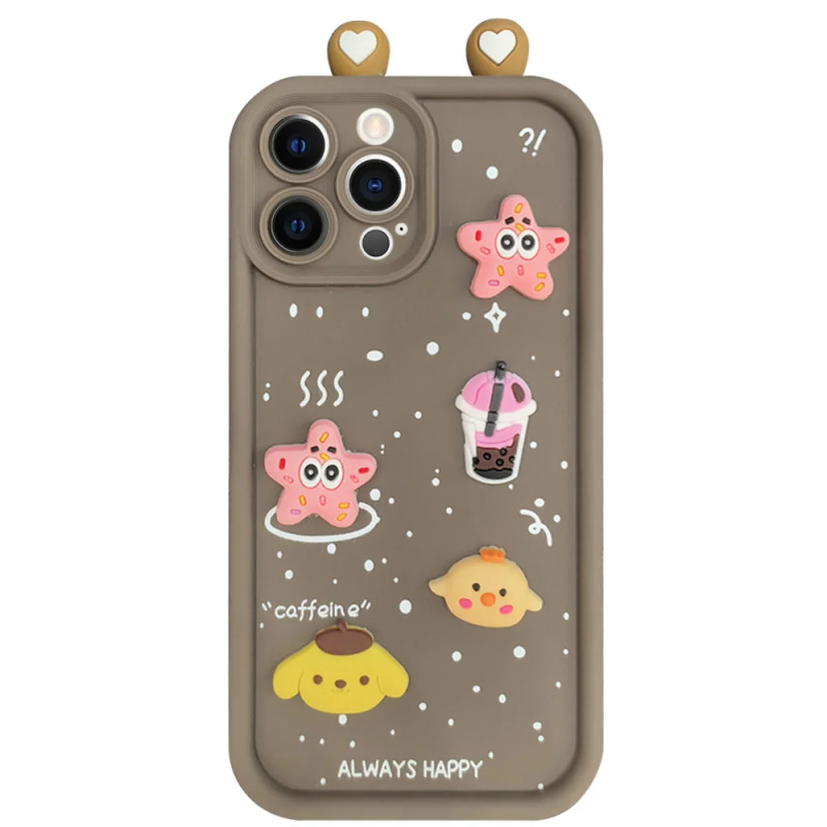 Чохол TPU Toys Case with Ears для Apple iPhone 12 Pro Max (6.7") Brown