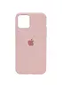 Чехол Silicone Case Full Protective (AA) для Apple iPhone 12 Pro Max (6.7") Розовый / Pink Sand