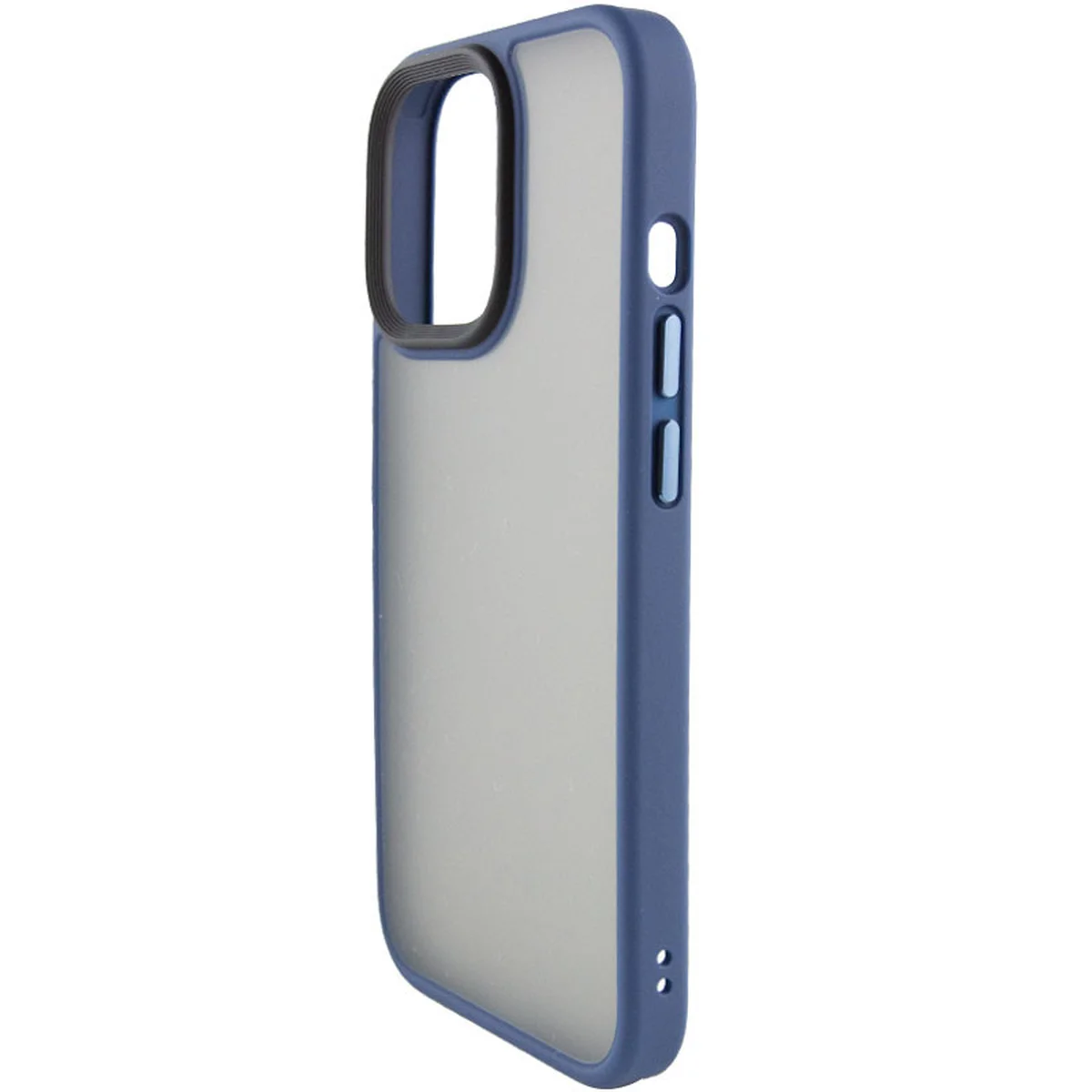 TPU + PC чохол Metal Buttons для Apple iPhone 12 Pro Max (6.7 ") Синій