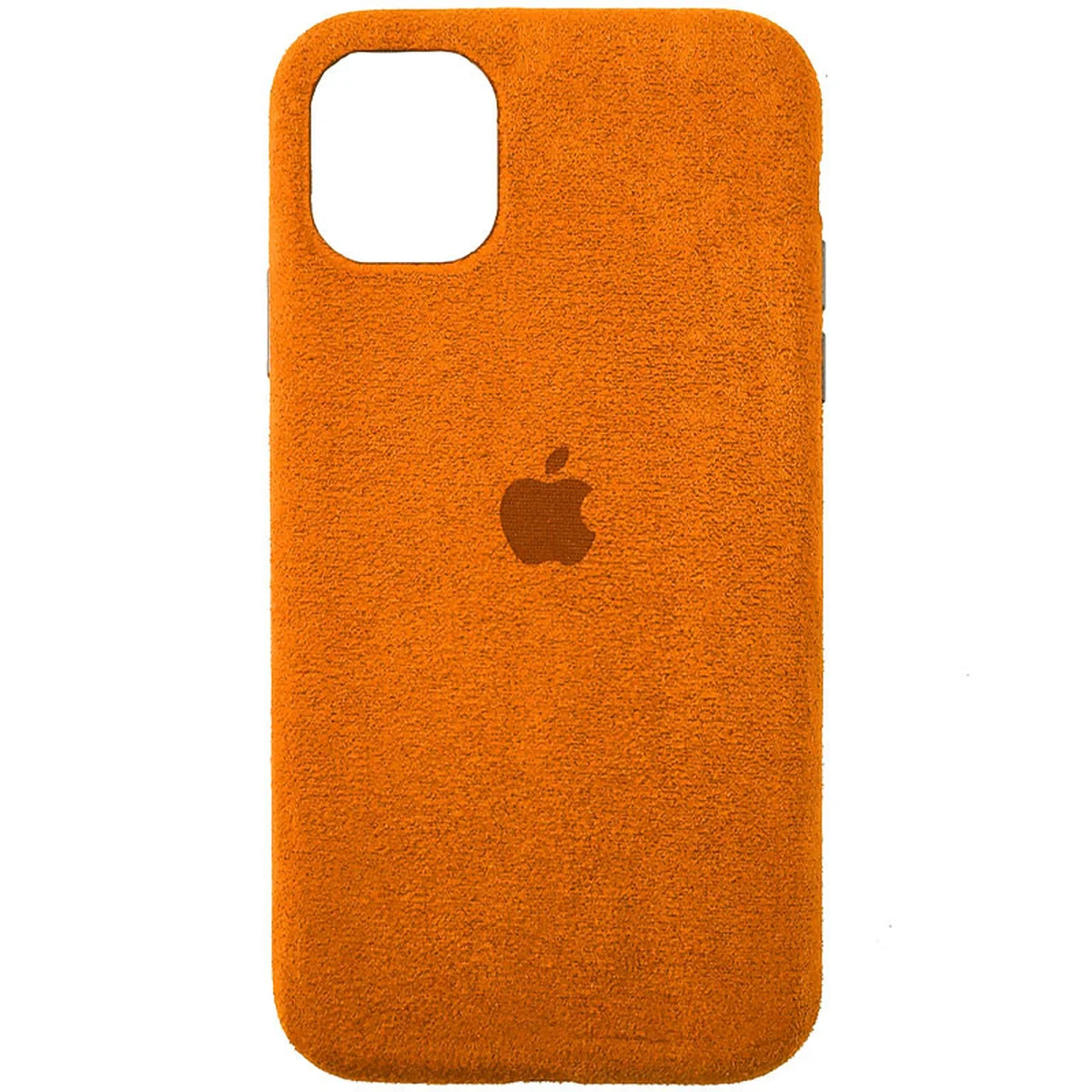 Чохол ALCANTARA Case Full для Apple iPhone 12 Pro Max (6.7 ") Помаранчевий
