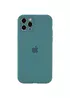 Чехол Silicone Case Full Camera Protective (AA) для Apple iPhone 12 Pro Max (6.7") Зеленый / Pine green