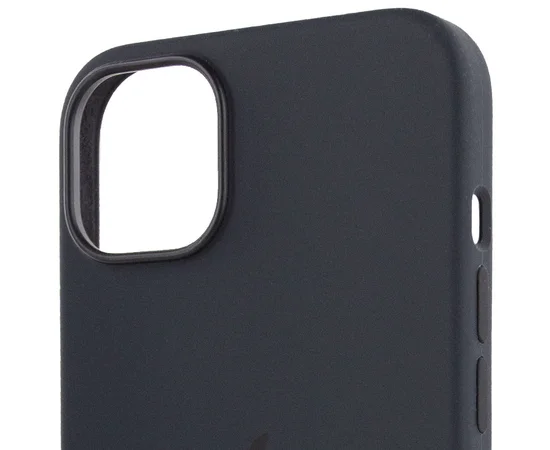 Чехол Silicone case (AAA) full with Magsafe для Apple iPhone 12 Pro Max (6.7") Черный / Black