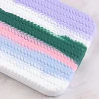Чохол Silicone case Full Braided для Apple iPhone 12 Pro Max (6.7 ") Білий / Бузковий
