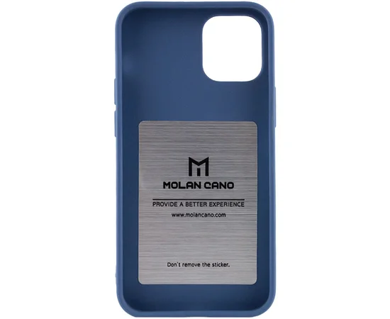 TPU чехол Molan Cano Smooth для Apple iPhone 12 Pro Max (6.7") Синий