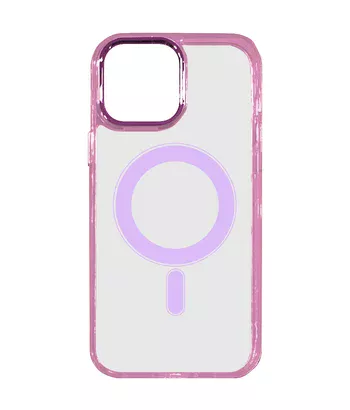 Чохол TPU Iris with MagSafe для Apple iPhone 12 Pro Max (6.7") Рожевий Чохол TPU Iris with MagSafe для Apple iPhone 12 Pro Max (6.7") Рожевий