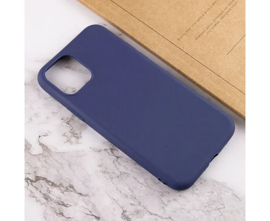 Силіконовий чохол Candy для Apple iPhone 12 Pro Max (6.7 ") Синій