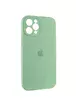 Чохол Silicone Case Full Camera Protective (AA) Apple iPhone 12 Pro Max (6.7") Зелений / Pistachio