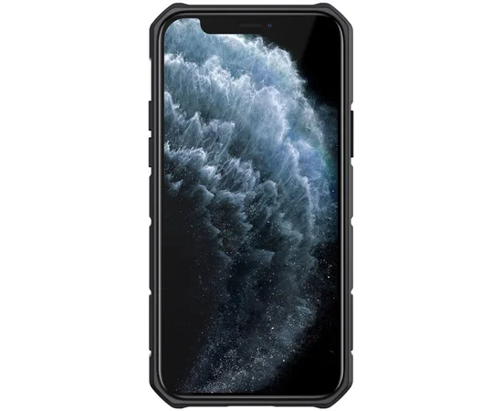 TPU+PC чехол Nillkin CamShield Armor (шторка на камеру) для Apple iPhone 12 Pro Max (6.7") Черный