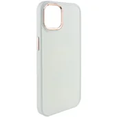TPU чехол Bonbon Metal Style для Apple iPhone 12 Pro Max (6.7") Белый / White