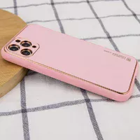 Шкіряний чохол Xshield для Apple iPhone 12 Pro Max (6.7 ") Рожевий / Pink
