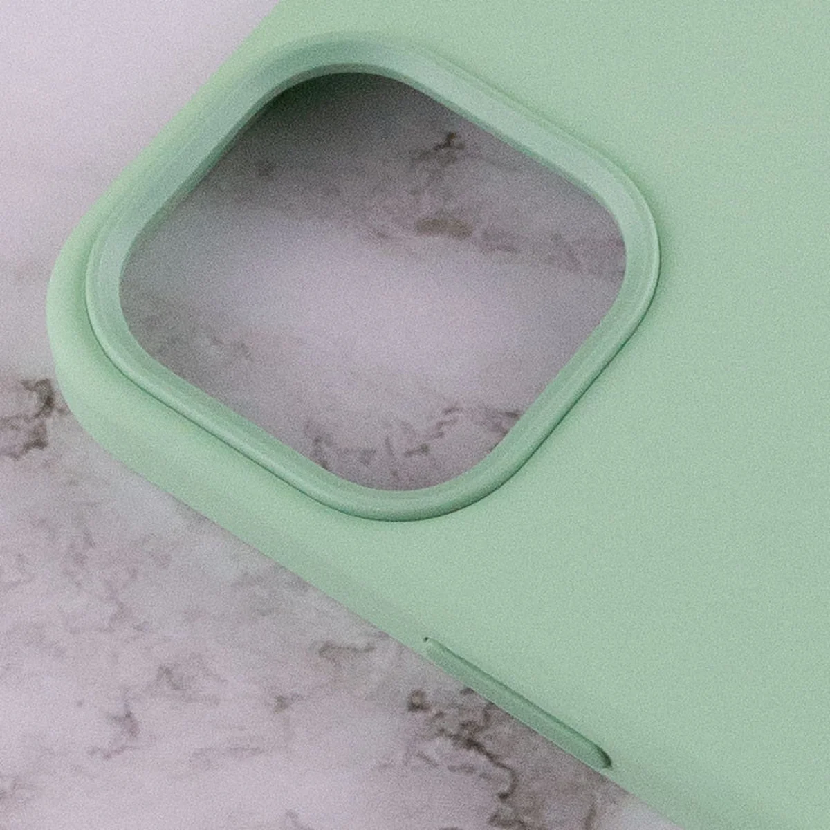 Чохол Silicone case (AAA) full with Magsafe and Animation для Apple iPhone 12 Pro Max (6.7 ") Зелений / Pistachio