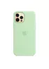 Чехол Silicone Case Full Protective (AA) для Apple iPhone 12 Pro Max (6.7") Зеленый / Pistachio