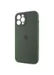 Чохол Silicone Case Full Camera Protective (AA) для Apple iPhone 12 Pro Max (6.7 ") Зелений / Cyprus Green