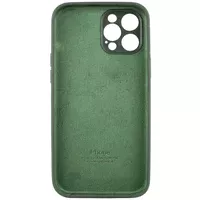Чехол Silicone Case Full Camera Protective (AA) для Apple iPhone 12 Pro Max (6.7") Зеленый / Cyprus Green / PVH