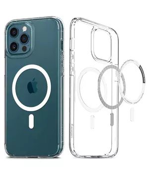 Чехол SGP Ultra Hybrid (MagFit) для Apple iPhone 12 Pro Max (6.7") Прозрачный