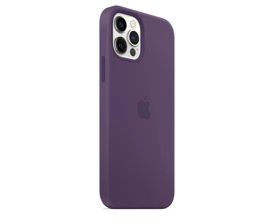Чохол Silicone Case Full Protective (AA) для Apple iPhone 12 Pro Max (6.7 ") Фіолетовий / Amethyst