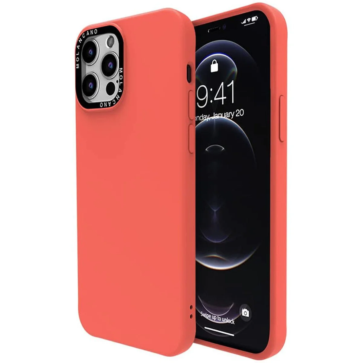 TPU чехол Molan Cano MIXXI для Apple iPhone 12 Pro Max (6.7") Розовый