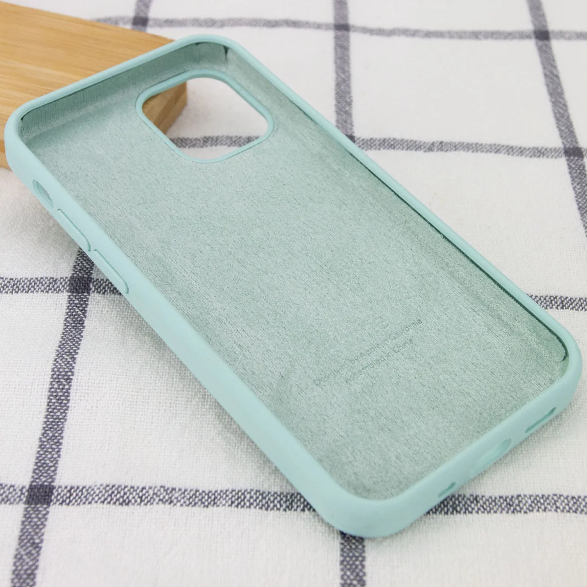 Чохол Silicone Case Full Protective (AA) для Apple iPhone 12 Pro Max (6.7 ") Бірюзовий / Beryl
