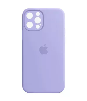 Чохол Silicone Case Full Camera Protective (AA) для Apple iPhone 12 Pro Max (6.7") Бузковий / Lilac