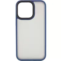TPU + PC чохол Metal Buttons для Apple iPhone 12 Pro Max (6.7 ") Синій