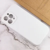 Чехол Silicone Case Lakshmi Square Full Camera для Apple iPhone 12 Pro Max (6.7") Белый / White