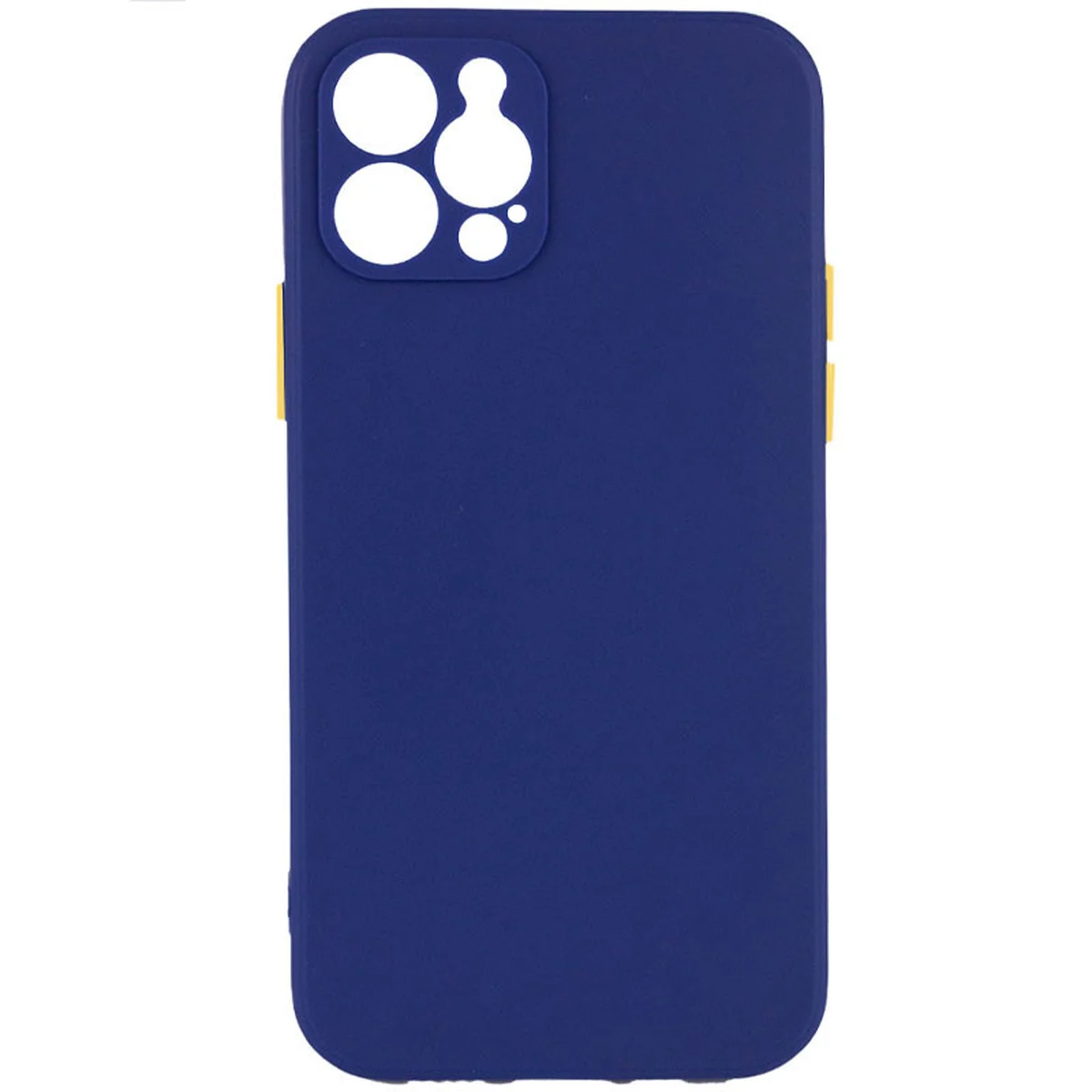 Чохол TPU Square Full Camera для Apple iPhone 12 Pro Max (6.7 ") Синій