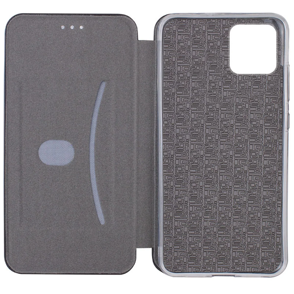 Кожаный чехол-книжка Classy для Apple iPhone 12 Pro Max (6.7") Черный