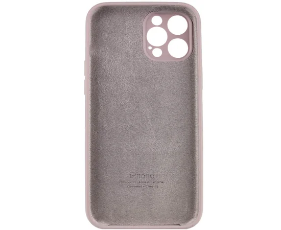 Чехол Silicone Case Full Camera Protective (AA) для Apple iPhone 12 Pro Max (6.7") Серый / Lavender / PVH