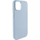TPU чехол Bonbon Metal Style для Apple iPhone 12 Pro Max (6.7") Голубой / Mist blue