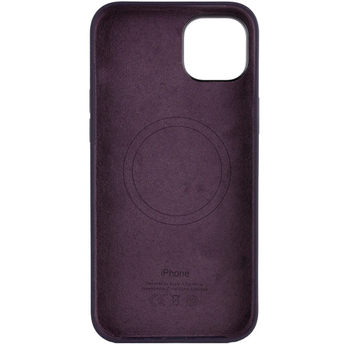 Чохол Silicone case (AAA) full with Magsafe для Apple iPhone 12 Pro Max (6.7 ") Фіолетовий / Amethyst