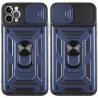 Чохол Ummi Camshield Serge Ring для Apple iPhone 12 Pro Max (6.7") Синій / Navy