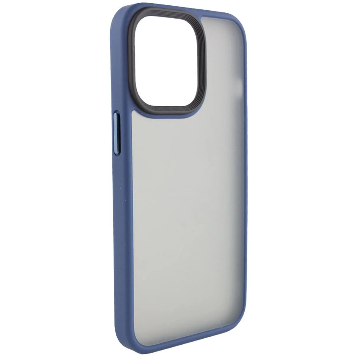 TPU + PC чохол Metal Buttons для Apple iPhone 12 Pro Max (6.7 ") Синій