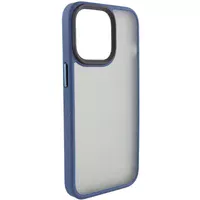 TPU + PC чохол Metal Buttons для Apple iPhone 12 Pro Max (6.7 ") Синій