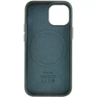 Кожаный чехол Leather Case (AAA) with MagSafe для Apple iPhone 12 Pro Max (6.7") Forest Green